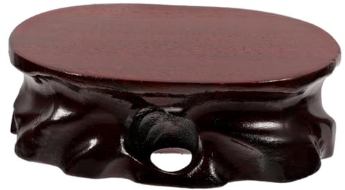 DECHOUS Supporto in Legno Per Buddha e Piante Da Interno Base Per Vaso e Esposizione Robusto e Durevole Per Teiera e Oggetti Artigianali