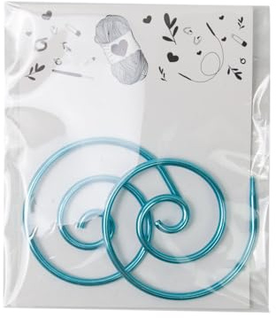 2Pcs Metal Stitching Marker Colorful Stitching Marker Rings Locking Stiching Marker Rings Knitting Marker for Crocheting