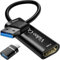 VIXLW Tarjeta de captura de vídeo 4K HDMI a USB Capture Card, Full HD 1080P USB Capture para Windows Linux, Mac OS, cámara/DV/streaming medios/juego/transmisión en directo