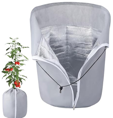 Kaxenig Bolsa Protectora para Plantas En Invierno | Protección Invernal Reutilizable Y Caliente | Accesorios para Maceteros De Exterior contra Heladas Sol Nieve Césped Tierra Jardín Patio