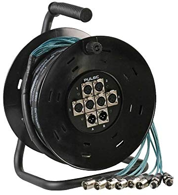 PULSE PLS00406 Boîtier de tambour multicore 8 voies 6/2 XLR 15 m