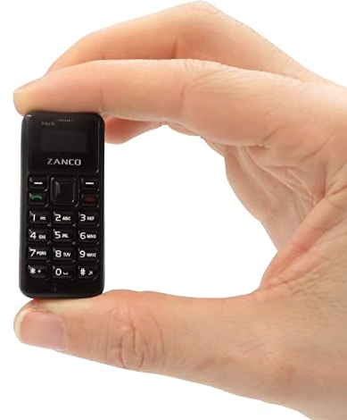 Zanco Tiny T1 - Black - World's Smallest 3GB Mobile Phone