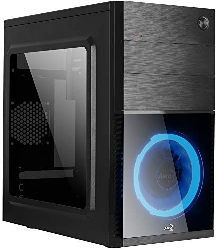 Aerocool CS105BL, Computergehäuse, Acrylfenster, Frontlüfter