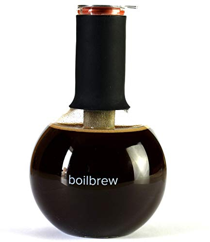 Boilbrew Coffee Brewer Cafetiere and Tea Maker Pot with Filter, 1-2 Cup/500ml