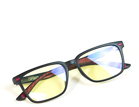 Numskull eSports Black UV and Blue Light Blocking Glasses for Kids – Anti Glare, Anti Fatigue – Eye Protection for Computer and Video Games