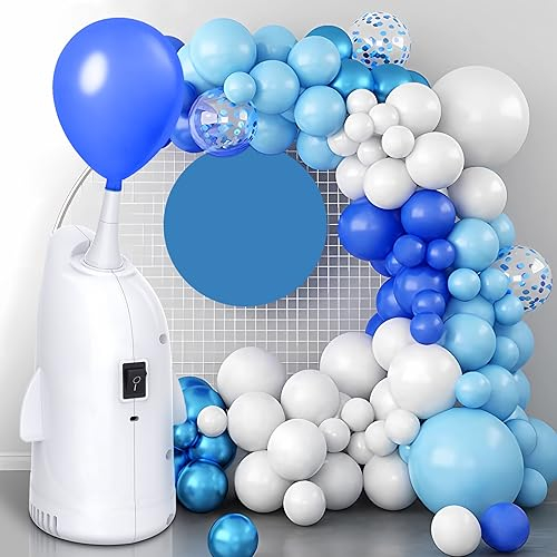 Electric Balloon Pump Inflator Portable Automatic/Manual Cadrim 2 Modes Air Pump Electric Balloons Inflator Balloon Air Pump Inflator Blower Arch Birthday Party Wedding Festival Decoration NO HELIUM