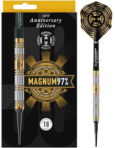 Harrows Magnum 97% Soft Tip - Fléchettes Pointe Plastique