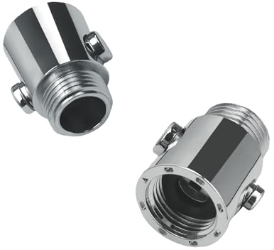 Valvola di Chiusura Soffione, 2 Pezzi Alvola di Chiusura per Doccia G1/2, Valvola di Intercettazione Della Doccia con Impostazione Interruttore One Touch, per Soffione Doccia, Doccetta 0XBIT