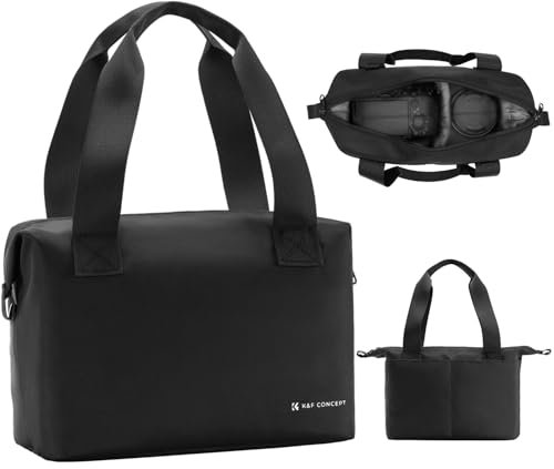 K&F CONCEPT Bolsa Camara Fotografica, Bolsa Fotografia SLR DSLR con 2 Compartimentos, Camera Bag Interior Mochila Camara Impermeables, Funda Camara Reflex para Cámaras SLR