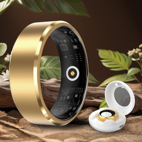 YD LIFE Smart Ring für Herren Damen - 2025 AI Fitness Tracker 5 ATM Wasserdicht mit Temperaturmessung,100+ Sportmodi,Schlafmonitor,Herzfrequenz, SpO2, Smartring für Android iOS