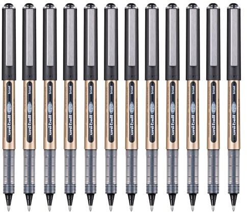 Uni-Ball Rollerball Eye Broad UB-150E-10 Flüssigtinte, Schwarz, 1,0 mm, Box, 12 Stück