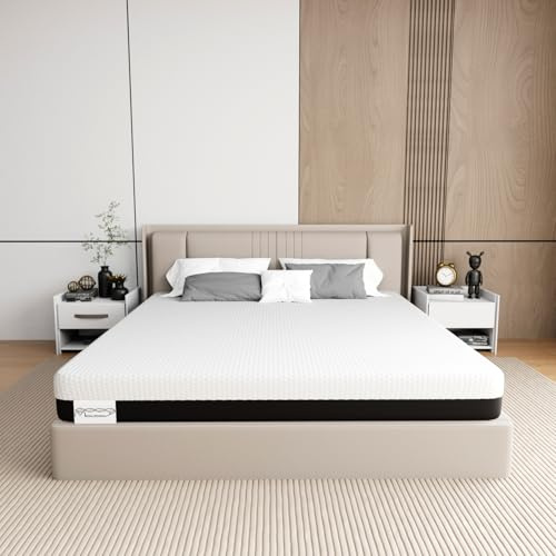 Memory Matratzen Materasso 180x200 cm, materasso matrimoniale altezza 20 cm, materasso in schiuma fredda, materasso in memory foam gel, durezza H2 e H3, 7 zone per comfort e durata(180x200x20cm)