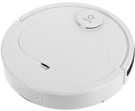 Healifty Aspirateur Robot Balayeur Intelligent Usb Blanc, Aspiration Puissante, Nettoyeur De Tapis, Capteur De Poussière, Nettoyage Automatique Pour Sols Plats, Maison, Autonome