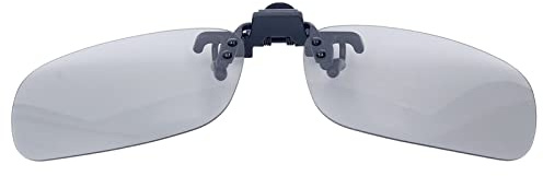 Generic Clip On-solglasögon Polariserad Metall Båglös Flip-up för Utomhusaktiviteter - Mjuk Justerbar Design, UV-beständig, Säker Körning, 1 par