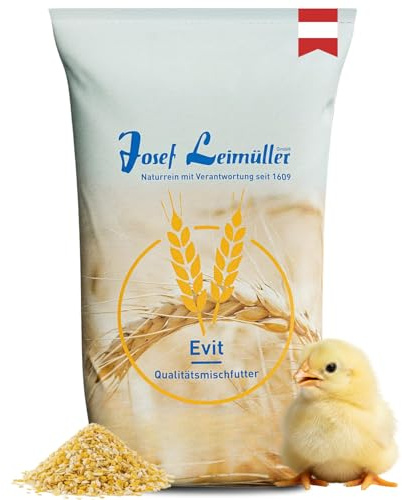 Leimüller Mangime Pulcini BIO 5kg - 1-6 settimane - Crescita sana, Ingredienti naturali, no OGM - Ideale per allevamento pollame