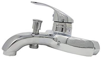 RUBINETTO MISCELATORE VASCA DA BAGNO CROMATO CON ATTACCO PER DOCCIA 60113