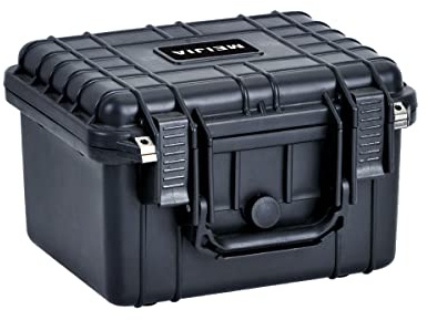 MEIJIA Housses pour appareils Photo compacts,Valise pour caméra, Drones et équipements électroniques sensibles,avec Mousse Personnalisable, Noire,10,62 x9,68 x 6,87