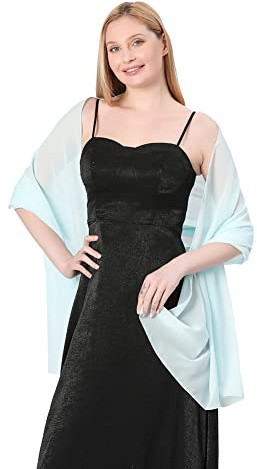 Proumhang Kvinnor Mjuka Chiffonsjalar Scarves Wraps för Brud brudtärna bröllop fest kväll Klänning och speciella tillfällen Klänningar 70cm x 200cm