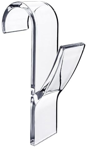 Annyswit 10 Pezzi Ganci per Termoarredo Bagni Ganci Asciugamani Termoarredo Accappatoio Appendini Asciugamani Bagni Trasparente Plastica Salvaspazio Radiatore Standard Gancio Scaldasalviette