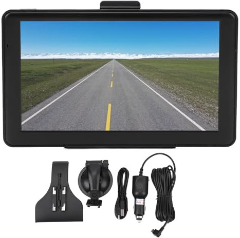 Pantalla táctil HD 7 pulgadas, navegación GPS PND, de navegación dual, búsqueda de código postal, guía de voz para coche, camión, autobús