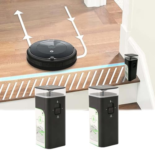 Mocoli Barrera De Pared Virtual, 2 Piezas Modo Dual Barreras De Pared Virtuales para Roomba 500 600 700 800 900 Serie E Serie I Accesorios para Roomba