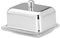 Butterdose Versilbert Silber Butterschale Butterglocke Butterbehälter Butter Box poliert