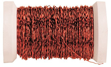 GLOREX Effektdraht 0,3 mm Metall, Draht, Rot, 9.5 x 8.5 x 3 cm