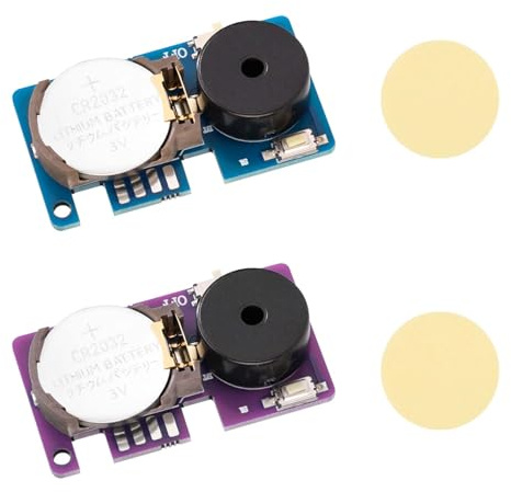 BTFO 2pcs Machines à Bruit de Cricket pour Farces, Machine à Bruit Amusante pour Adultes avec 16 Sons Petite Taille pour La Maison Les Fêtes l'École (Violet Et Bleu)