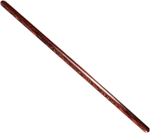 Secuoya Natural Palo De Entrenamiento De Artes Marciales,Barra De Ejercicio De Estiramientos Y Corrección De Postura,Palo Regla De Tai Chi con Bolsa De Almacenamiento para Principiantes 120cm