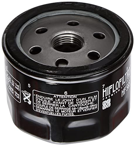 Hiflo FILTRO hf565 Filtre à huile, Nombre 1, noir