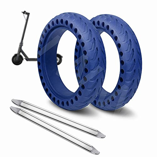 ANSENI® Ruedas Macizas Azul 8.5 Pulgadas(8 1/2x2) para Patinete Electrico
