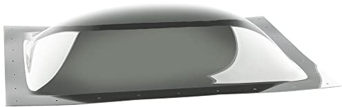 RecPro RV Skylight Outer Dome | 14 x 22 Universal Outer Skylight | Bubble Style (Smoke)
