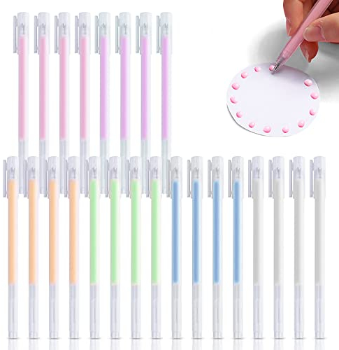 24PCS Schnell Trocknender Klebestift, Schnelltrocknender klebestifte für Sammelalbum, Flüssiger Glue Pen, Schnelltrocknender Klebestift Pen, Scrapbook Klebestifte Kinder
