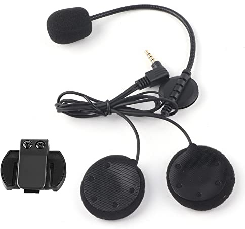 Motorcykelhjälm Intercom Headset, Motorcykel V4 V6 Hjälm Bluetooth Headset Hörlursmikrofon