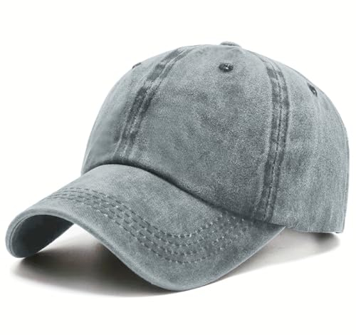 Van Der Rich ® - Baseball Cap Classic Cap - Damen-Herren (Hellgrau, One Size)
