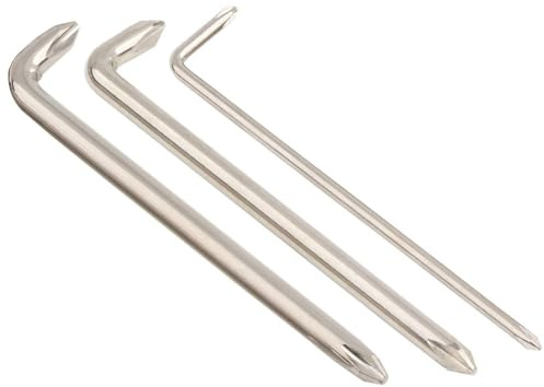 3Pcs L Shaped Right Angle Screwdriver Set PH0 PH1 PH2 Phillips Screwdriver with 15mm Flat Elbow Design for Tight Narrow Space