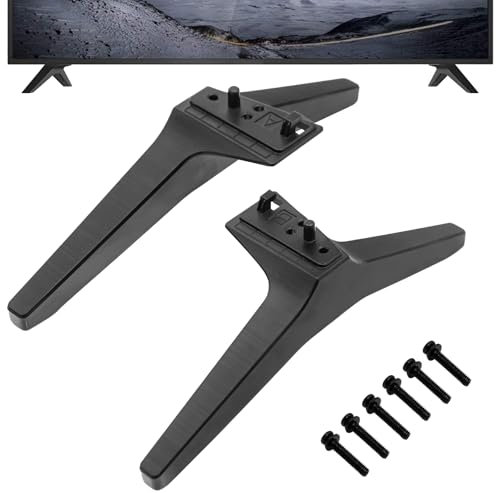 Lot De 2 Pieds De Meuble TV pour LG, Pieds De Meuble TV pour LG 49 59 55 Et 60 65 Pouces Base De Support pour Pieds De TéLéViseur Support De Remplacement pour TéLéViseurs (60 65 Pouces)