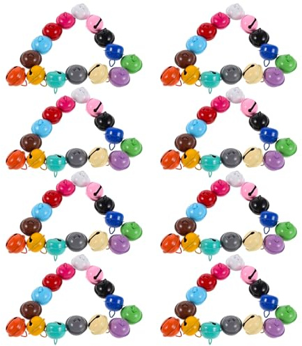 NUOBESTY 100pezzi Campanello Piccolo per Collare per Cani Ciondolo per Collare per Gattini Campanello per Animali Domestici Suono Chiaro Accessori per Personalizzabili Adatto per Piccoli An