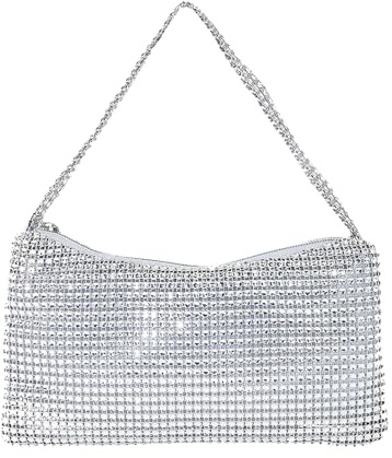 MLPKOI Sacs de Soirée pour Femme, Strass Brillants Pochettes Sac à Main de Soirée Pochette à Strass pour Ceremonie Mariage Fête Prom