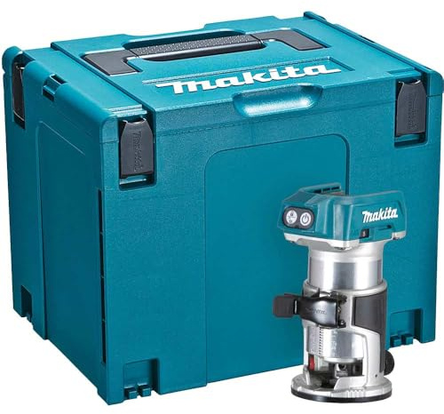 Makita DRT50 18v LXT Cordless Brushless Plunge Router and Trimmer Kit No Batteries
