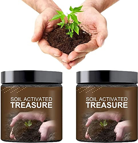 Soil Activated Treasure 200g Amendements de sol organiques Sol Plant Flower Fertilizer Activation Treasure Activator Empêche le durcissement et favorise lenracinement des plantes