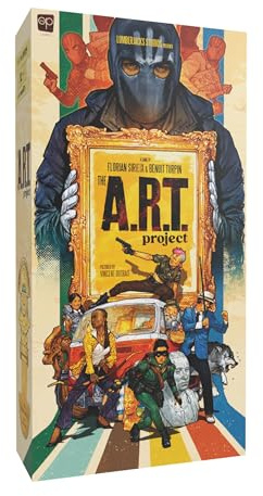 The A.R.T. Project | Cooperative Strategy Board Game | Card Drafting, Zone of Control Game | Coop and Solo Play for Adults and Teens | Ages 12+ | 1-6 Players | 45 Minute Play Time
