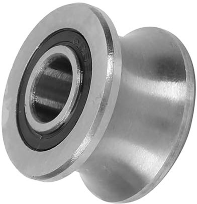 Cuscinetti della Puleggia U22 Cuscinetto a Rulli per Cingoli Ad Alta Precisione in Acciaio Inossidabile 8 * 22,5 * 14,5 Mm, Stabile e di Lunga Durata, per Apparecchiature di