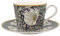 The Leonardo Collection Pimpernel Cup & Saucer Set | Designed by William Morris | Tea Cup Set Perfect for Home or Office | Tea Cups and Saucers or Coffee Cup and Saucer for Enjoying Hot Drinks