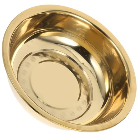 SEWACC Para Lavar Ropa Lavabo De Baño Cuenco De Metal Fácil De Limpiar Ahorra Espacio