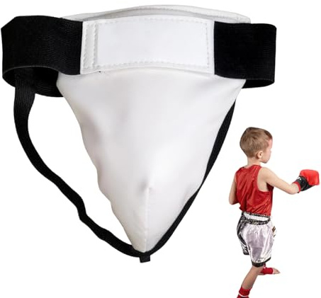 Coquille de Boxe,Équipement De Protection Respirant Et Confortable - Coquille D Aine De Boxe,pour Garçons Hommes Entraînement Combat Karaté Sparring Baseball Athlétique