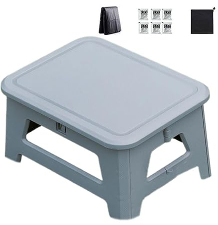 Inodoro portátil para camping, inodoro plegable de polipropileno | Asiento compacto de viaje, taburete plegable, inodoros de emergencia al aire libre, silla de higiene para mochileros, uso en coche