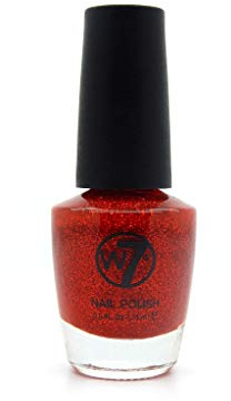 W7 Cosmetics Nail Polish Number 2, Red Dazzle 15 ml