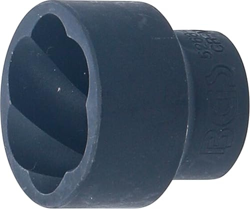 BGS 5268-27 | Twist Socket (Spiral Profile) / Screw Extractor | 12.5 mm (1/2) Drive | 27 mm
