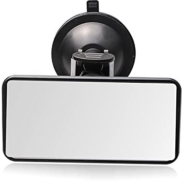 SZXMDKH Baby Car Mirror Suction Cup Car Seat ward Facing Mirrors Adjustable Rearview Wide Angle Convex Mirror Toddler Child Children Backseat Passengers, Black